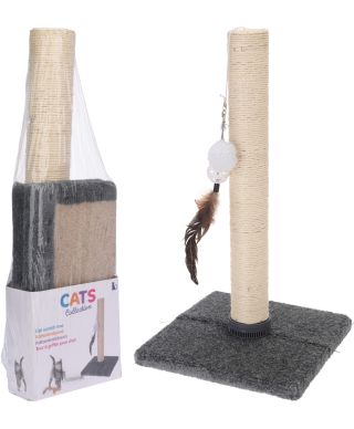 DRZEWKO DLA KOTA NA STOJAKU Z PIŁKĄ