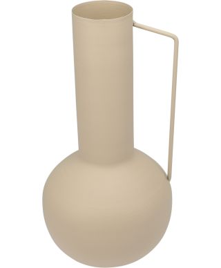 WAZON CYNKOWY 17X17X34.5CM BEŻOWY