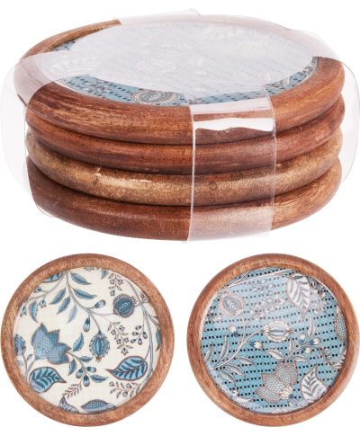 ZESTAW 4 PODSTAWEK 10X10X1CM 2rodzaje