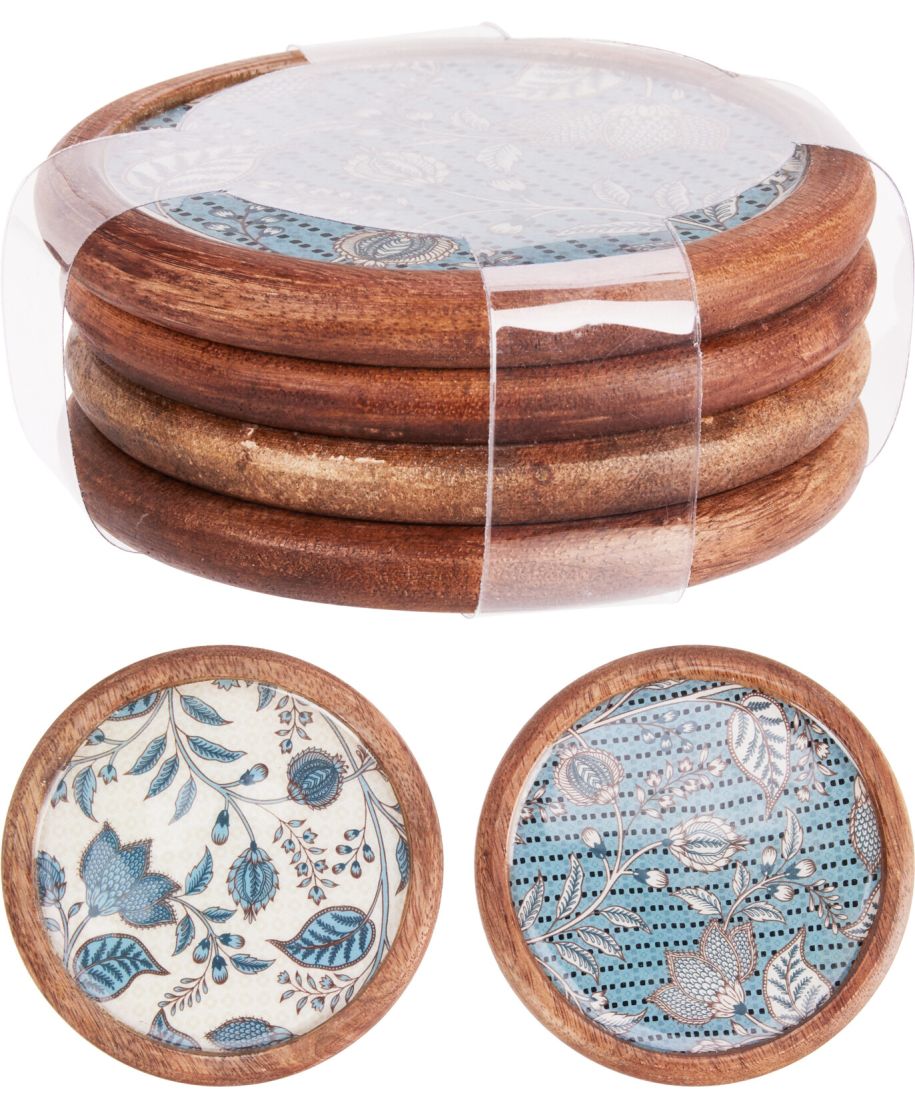 ZESTAW 4 PODSTAWEK 10X10X1CM 2rodzaje