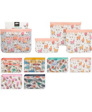 TOREBKA ZIPLOCK 3 SZT 6  RODZAJE DESIGN