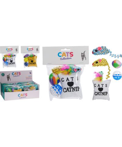 ZESTAW ZABAWEK DLA KOTA 5 SZT