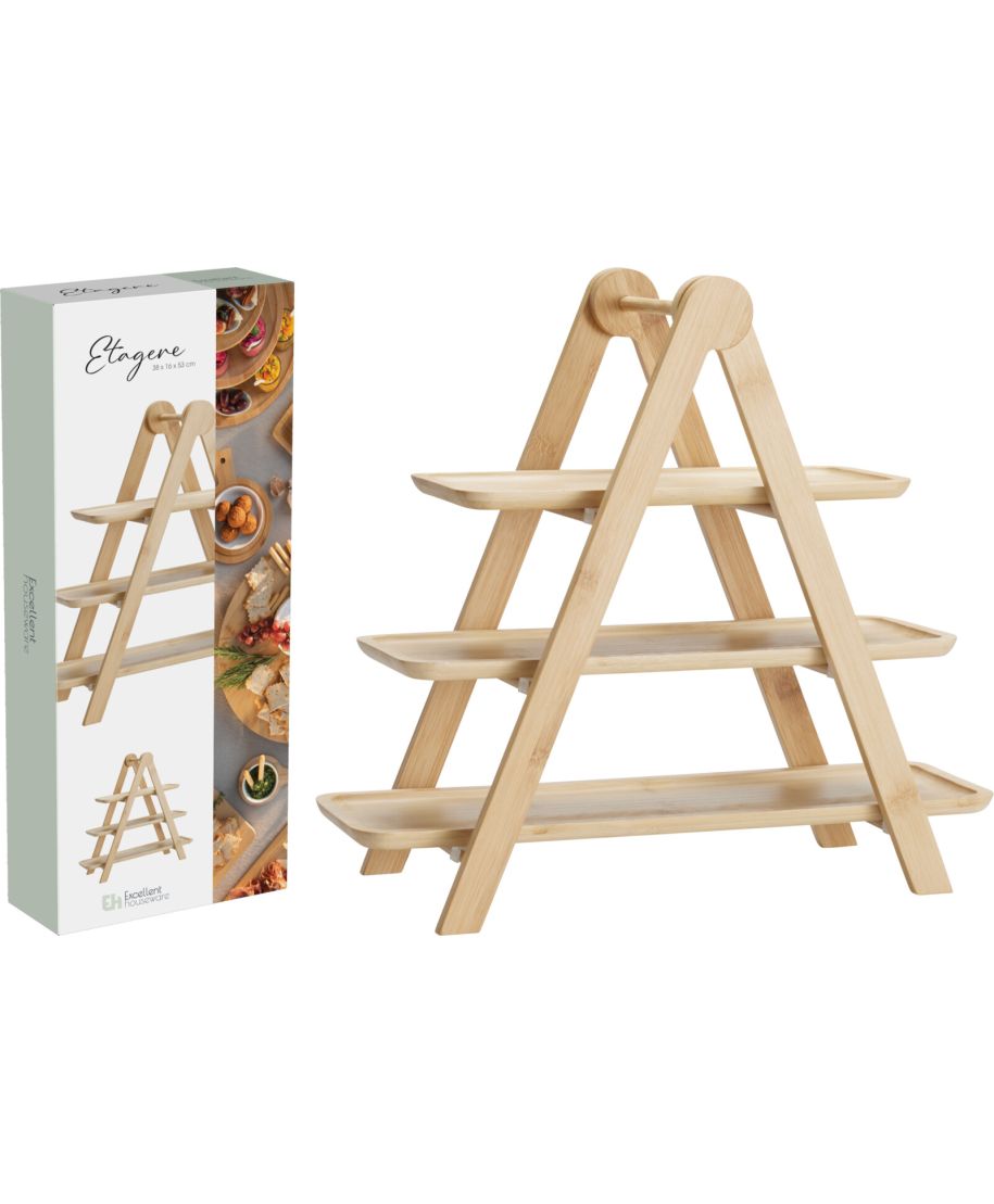 PATERA BAMBUSOWA 3 poziomy