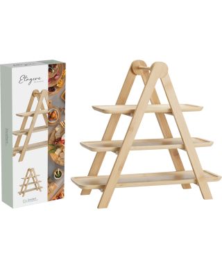 PATERA BAMBUSOWA 3 poziomy