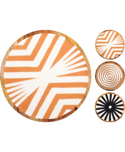 TALERZ 3 RODZAJE DESIGN 25CM