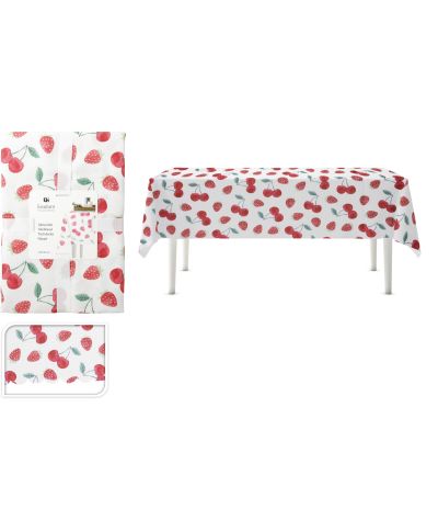 OBRUS WZÓR WIŚNIOWY 130X1