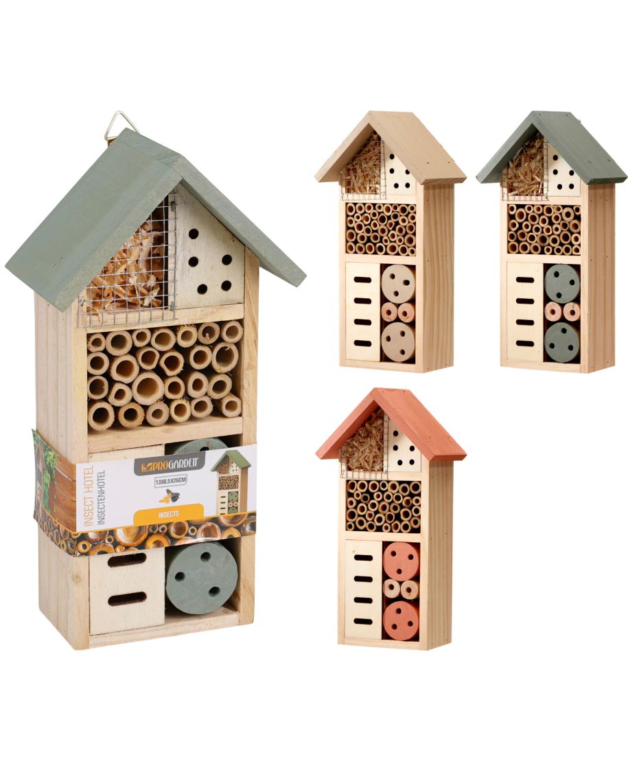 HOTEL DLA OWADÓW 13X8,5X26CM 3 RODZAJE