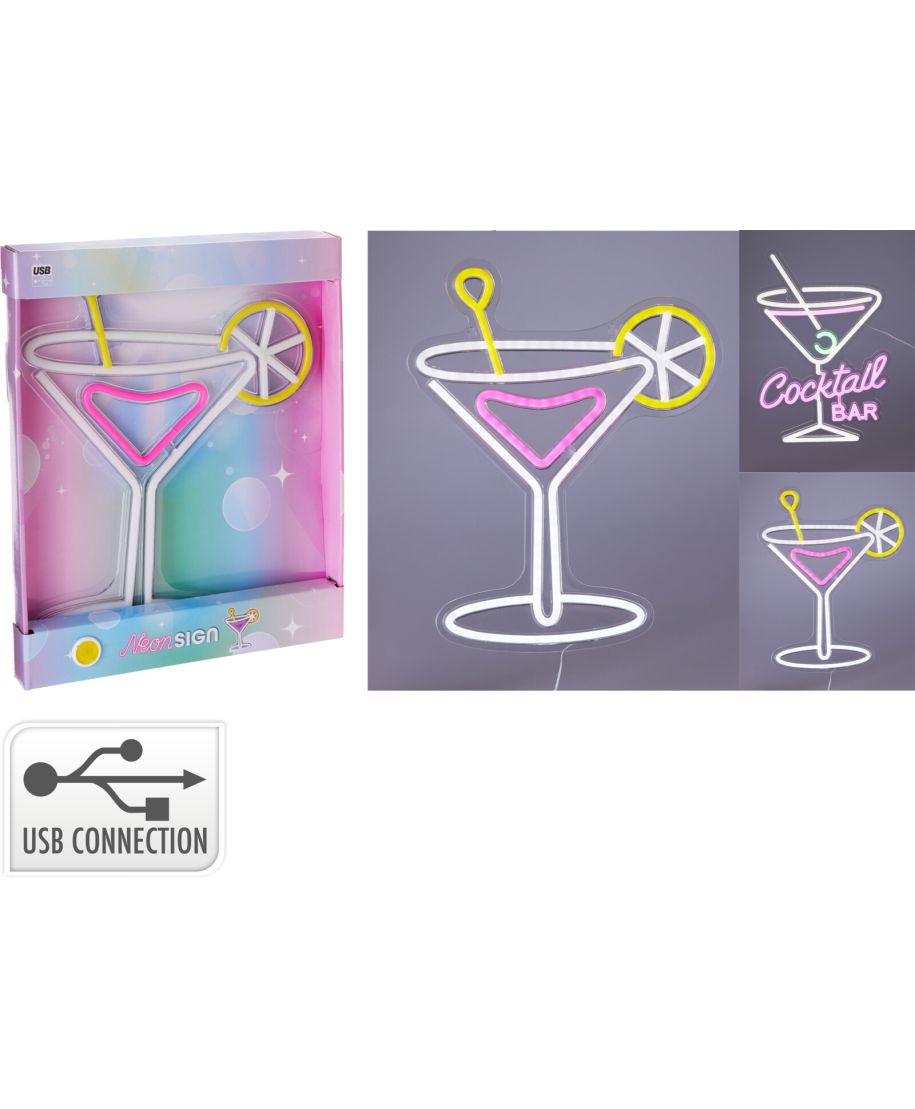 NEON KOKTAJL WALLDECO 2 RODZAJE