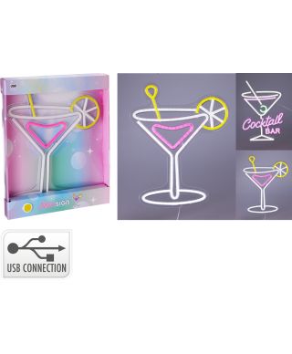 NEON KOKTAJL WALLDECO 2 RODZAJE