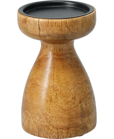 ŚWIECZNIK 15CM NATURALNY