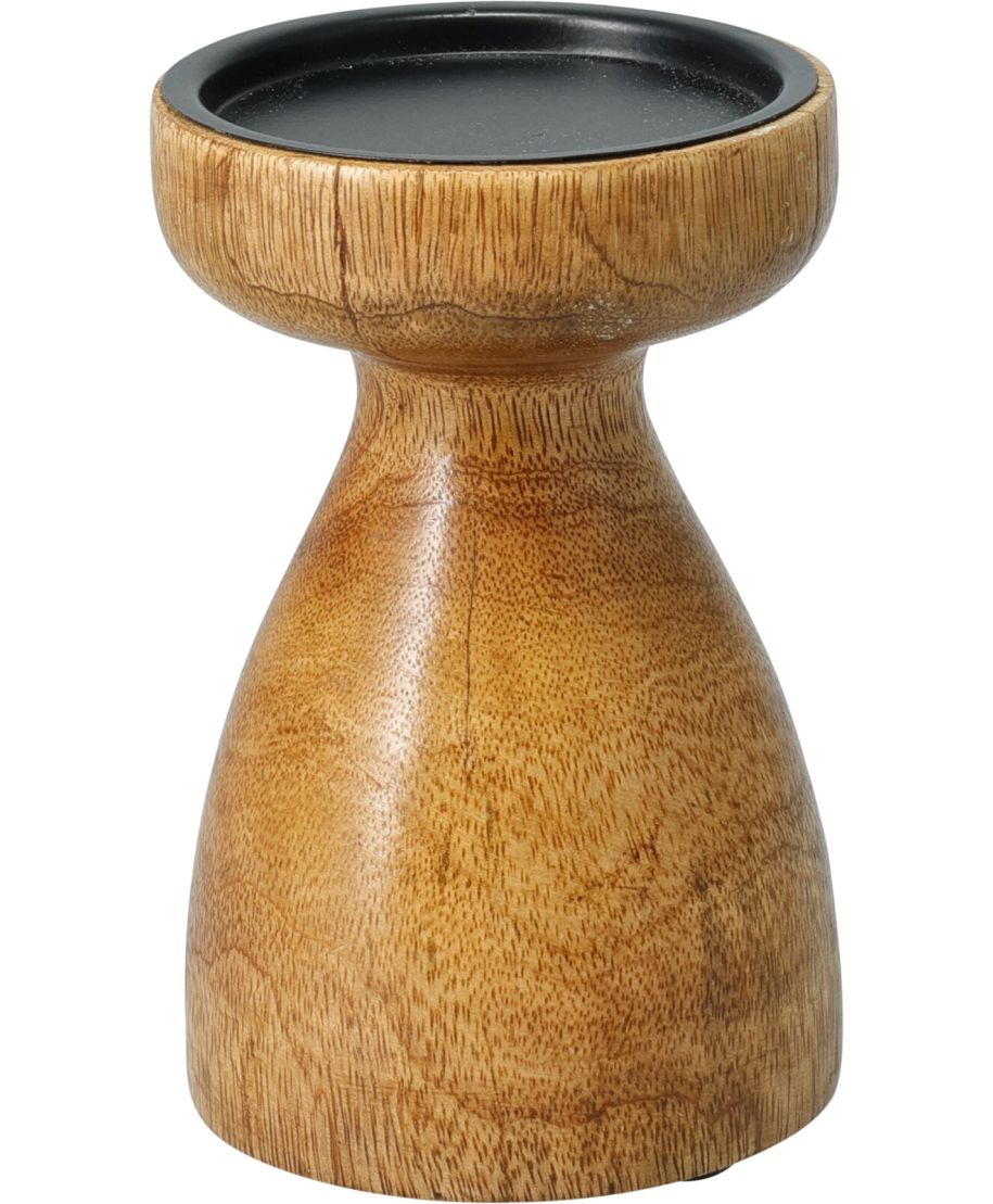 ŚWIECZNIK 15CM NATURALNY