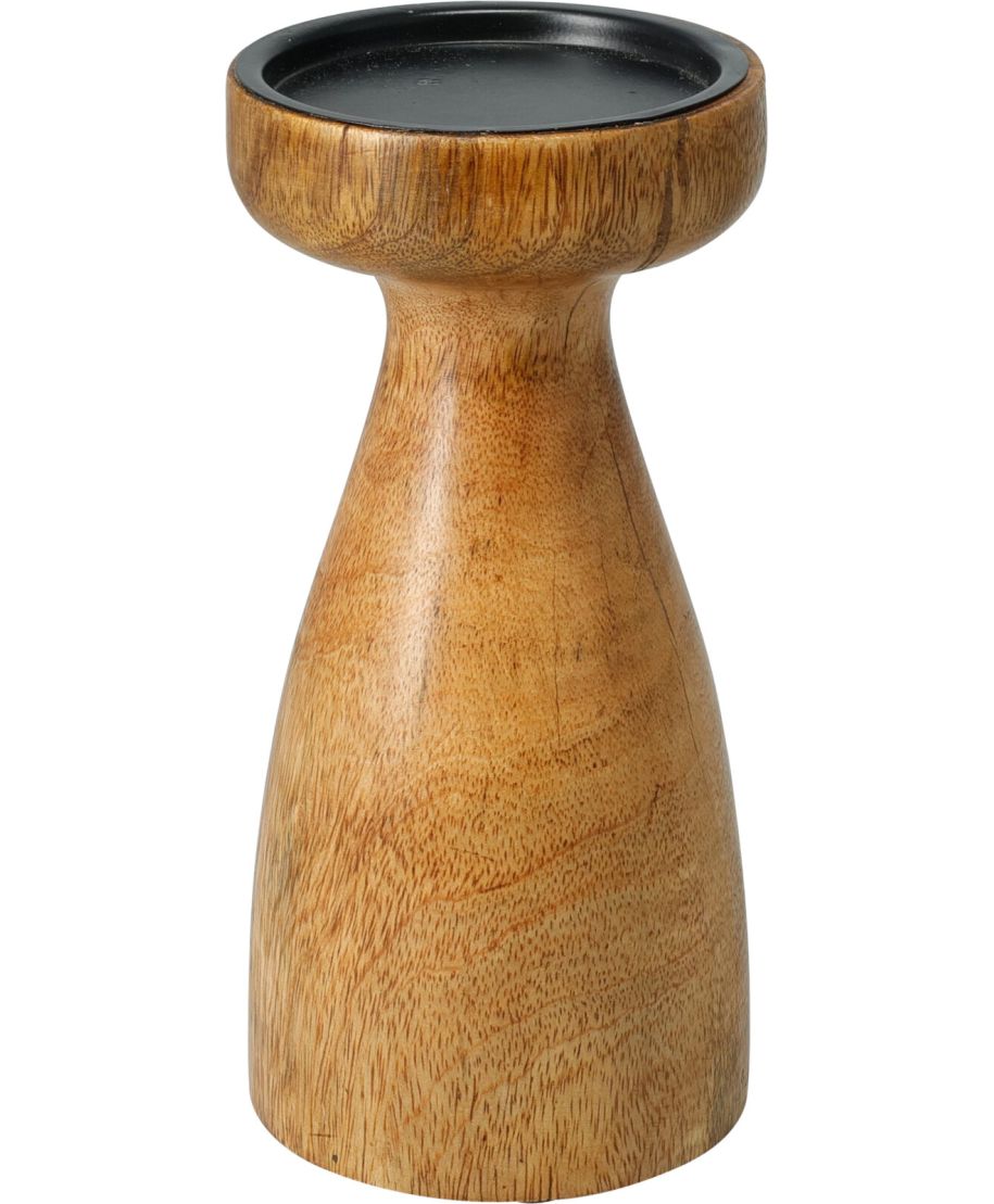 ŚWIECZNIK 20CM NATURALNY