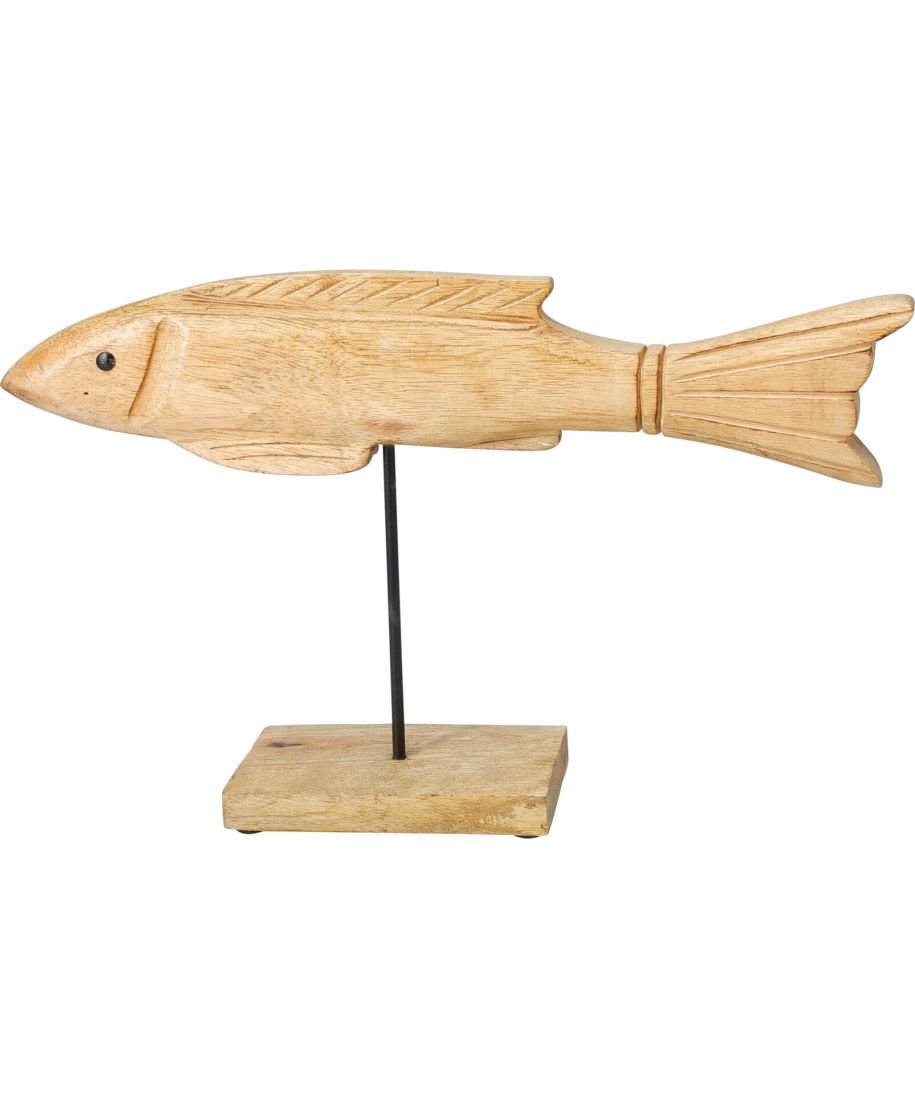 RYBA DEKORACYJNA 36CM NATURALNA