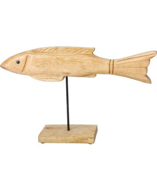 RYBA DEKORACYJNA 36CM NATURALNA