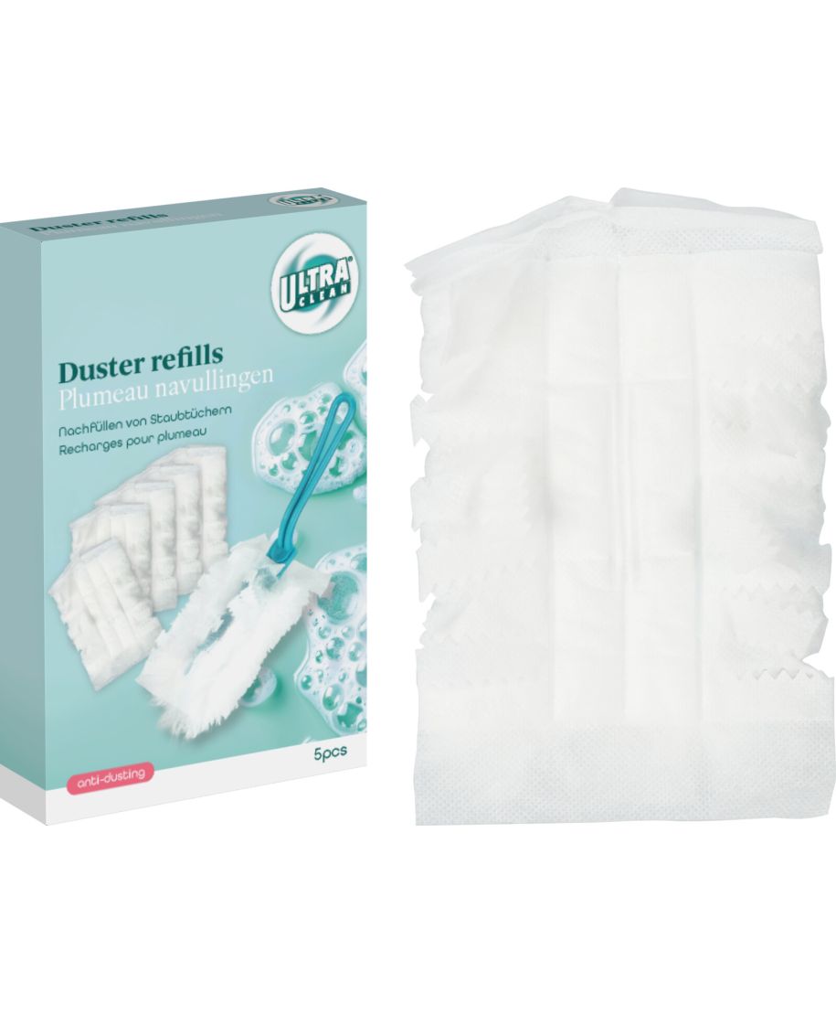 ZESTAW WKŁADÓW DO MIOTEŁKI DO KURZY 5 SZTUK