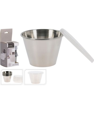 ZESTAW MISECZEK 8 SZT Z POKRYWKĄ