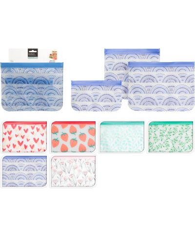 TOREBKA ZIPLOCK 3 SZT 2 RODZAJE DESIGN