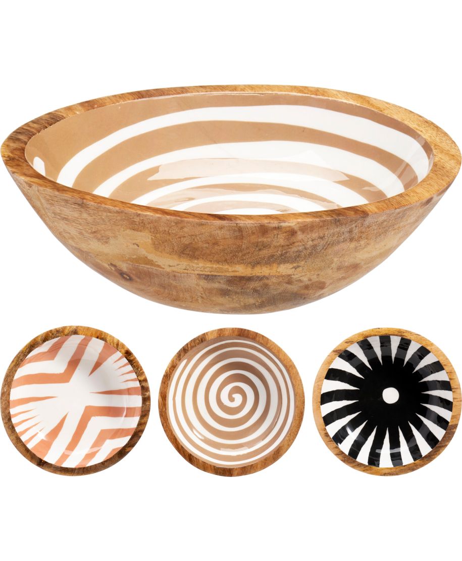 MISKA ZE WZOREM 24CM MIX