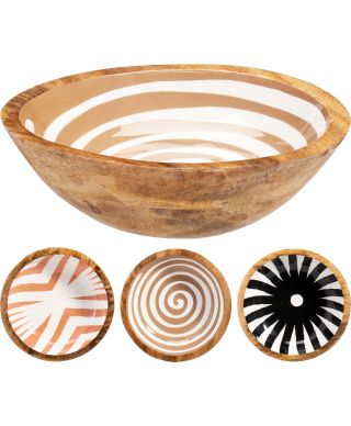 MISKA ZE WZOREM 24CM MIX