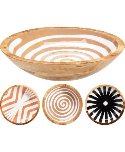 MISKA ZE WZOREM 30CM MIX