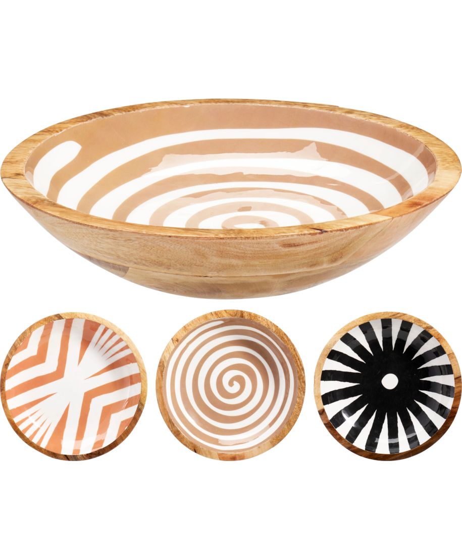 MISKA ZE WZOREM 30CM MIX