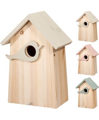 DOMEK DLA PTAKÓW 16X10X23CM 3RODZAJE