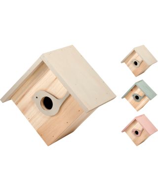DOMEK DLA PTAKÓW 21X14X20CM 3RODZAJE