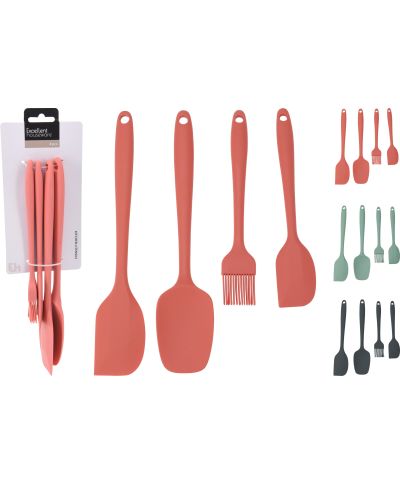 KOMPLET 4 ŁOPATEK KUCHENNYCH