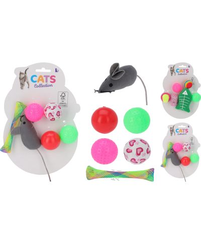 ZESTAW ZABAWEK DLA KOTÓW 6 SZT 2 SZT