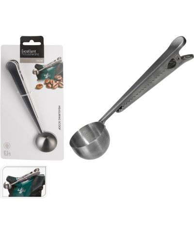 Łyżeczka do kawy z klipsem do torebki