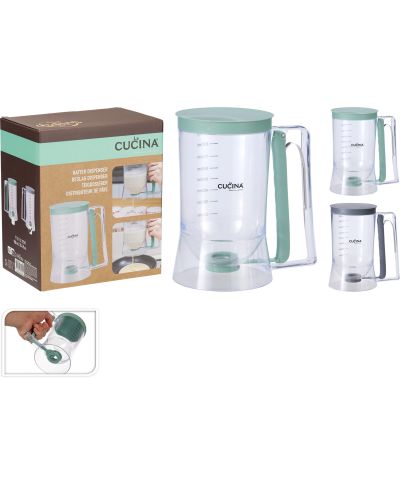 DOZOWNIK DO CIASTA 900ML 2 RODZAJE