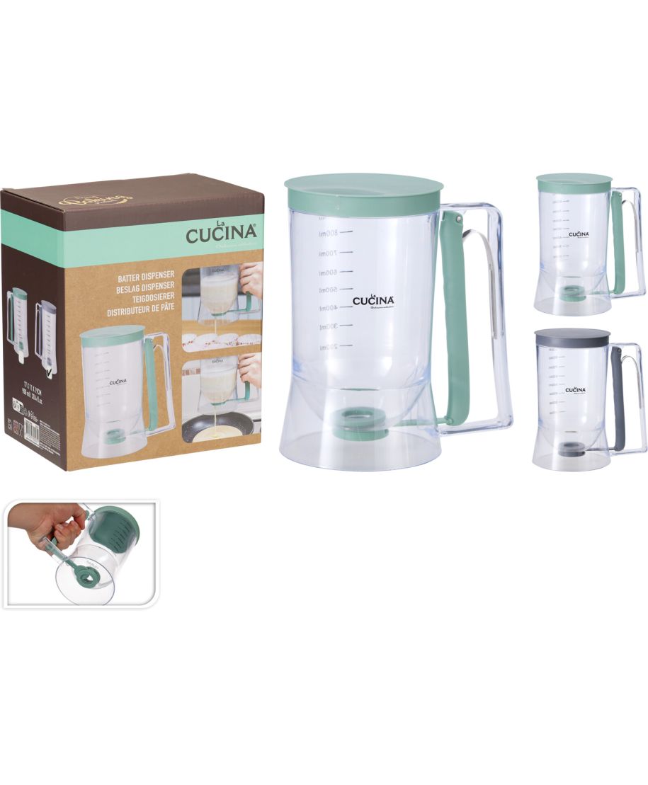 DOZOWNIK DO CIASTA 900ML 2 RODZAJE