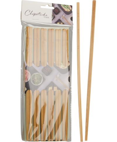 PAŁECZKI BAMBUSOWE 12 par