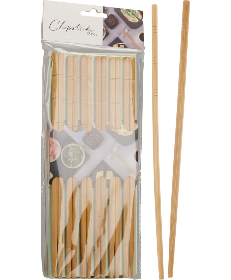 PAŁECZKI BAMBUSOWE 12 par