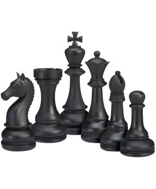 DEKORACJA SZACHY 6 ELEMENTÓW