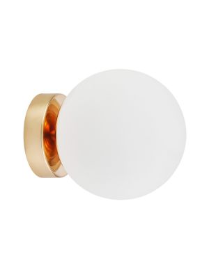 LAMPA ŚCIENNA KINKIET NOWOCZESNY ZŁOTY FREDICA