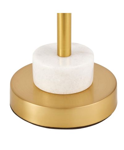 GLAMOUR LAMPA NOCNA Z MARMUREM BIAŁA AZZARIA