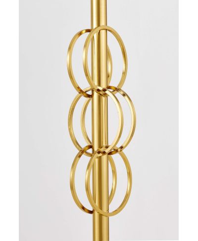 GLAMOUR LAMPA NOCNA Z MARMUREM BIAŁA AZZARIA