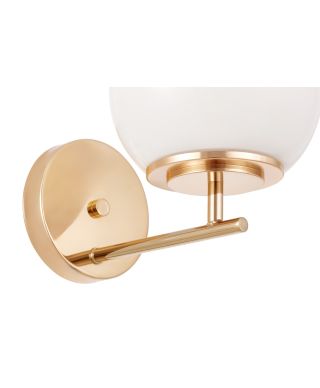 LAMPA ŚCIENNA KINKIET GLAMOUR ZŁOTA ALTONA