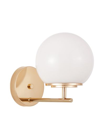 LAMPA ŚCIENNA KINKIET GLAMOUR ZŁOTA ALTONA