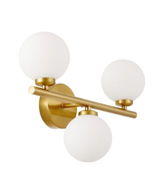 LAMPA ŚCIENNA KINKIET NOWOCZESNY MOSIĘŻNY MARSIADA W3