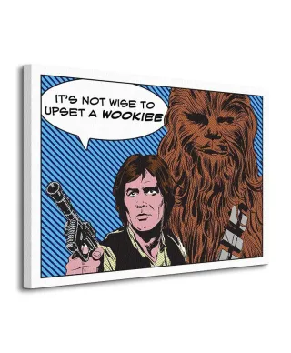 Star Wars (Its Not Wise To Upset A Wookiee) - Obraz na płótnie