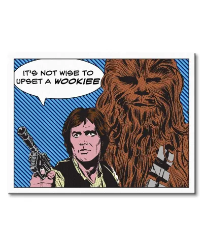 Star Wars (Its Not Wise To Upset A Wookiee) - Obraz na płótnie