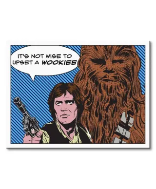 Star Wars (Its Not Wise To Upset A Wookiee) - Obraz na płótnie