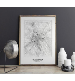 Plakaty z mapami miast - Mapy z miastami Sklep decoart24.pl