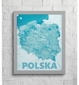 Plakaty z mapami państw, historyczne - Sklep z mapami decoart24.pl