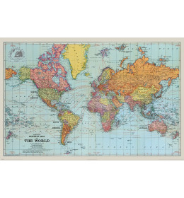 Plakaty z mapami świata - Sklep z mapami na ścianę decoart24.pl
